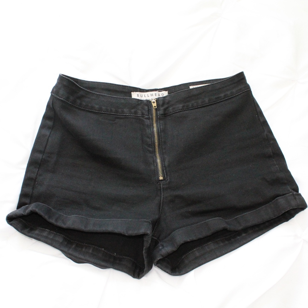 Bullhead Denim Hot Short Exposed Zipper